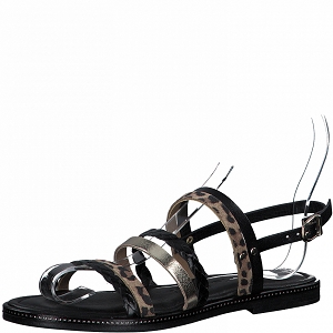 SOCQUETTES 28141-26-SANDALES:Noir