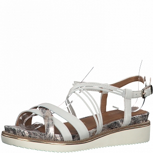 RIVE GAUCHE GRAND CABAS 28207-26-SANDALES:Blanc