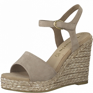 DEBARDEUR COL V 28363-26-SANDALES:Rose
