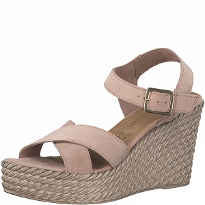 SENSIE PULL MOHAIR LAINE 28019-26-SANDALES:Rose