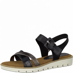 R6853 28607-26-SANDALES:Noir