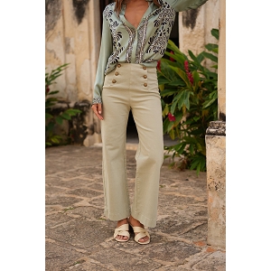 SCARPY CREATION JEANS WIDE<br>Vert