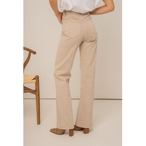 CHOUCHOU KKNEKKI JEANS BARBARA WIDE:Beige