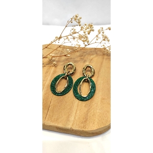 SCARPY CREATION BOUCLES DOREILLES LOUANA<br>Vert