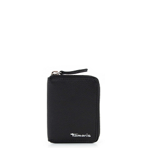 TAMARIS MARO AMANDA WALLET WITH ZIPPER<br>Noir