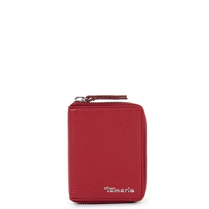 TAMARIS MARO AMANDA WALLET WITH ZIPPER<br>Rouge