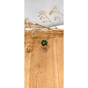 SCARPY CREATION BAGUE FLEUR AILA<br>Vert