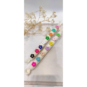 SCARPY CREATION BAGUE FLEUR AILA<br>Bleu