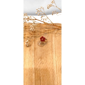 SCARPY CREATION BAGUE FLEUR AILA<br>Marron