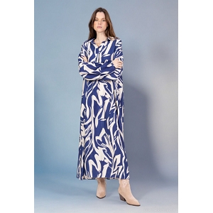 SCARPY CREATION ROBE LONGUE BOHEME<br>Bleu