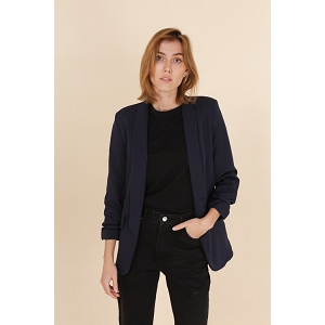 SCARPY CREATION VESTE BLAZER MANCHE 34 REVERS<br>Bleu