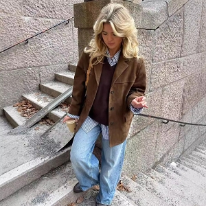 SCARPY CREATION VESTE  VEGAN<br>Marron