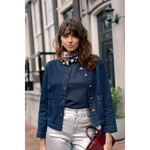SCARPY CREATION VESTE JEANS VICTOIRE<br>Bleu