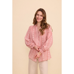 SCARPY CREATION CHEMISE BRODERIE COTON<br>Orange