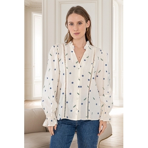 SCARPY CREATION CHEMISE COTON<br>Beige