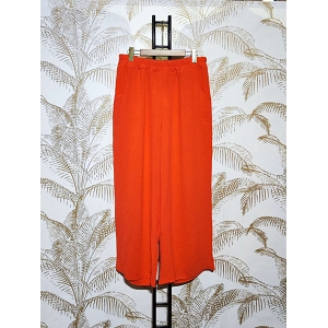 SCARPY CREATION PANTALON COUPE DROIT MICRO FIBRE<br>Orange