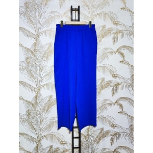 SCARPY CREATION PANTALON COUPE DROIT MICRO FIBRE<br>Bleu