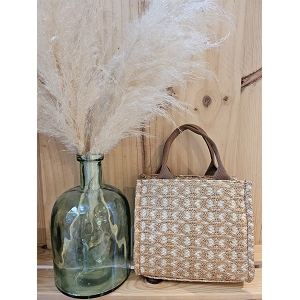 SCARPY CREATION SAC EN PAILLE BANDOULIERE<br>Beige