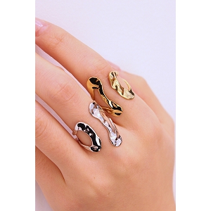 SCARPY CREATION BAGUE MARTELEE<br>Argent