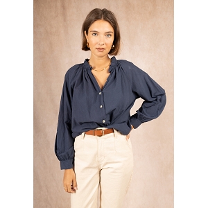 SCARPY CREATION BLOUSE EVASEE<br>Bleu