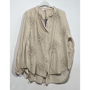  CHEMISE FLEUR BRODEE<br>Beige