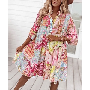  ROBE COURTE<br>Rose