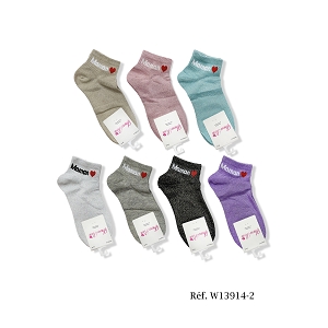 SCARPY CREATION CHAUSSETTES BRILLANTE COURTE MAMAN<br>Gris