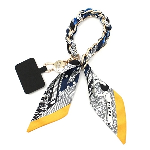 SCARPY CREATION FOULARD GRIGRI PORTABLE<br>Noir