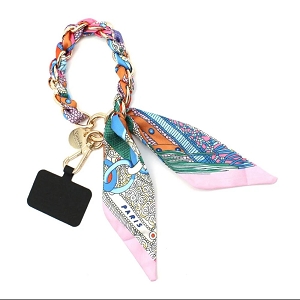 SCARPY CREATION FOULARD GRIGRI PORTABLE<br>Rose