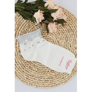 SCARPY CREATION CHAUSSETTES FLEURIES<br>Rose