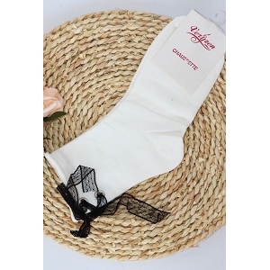 SCARPY CREATION CHAUSSETTES A NOEUD<br>Gris