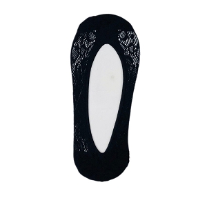SCARPY CREATION CHAUSSETTES INVISIBLE DENTELLE<br>Noir