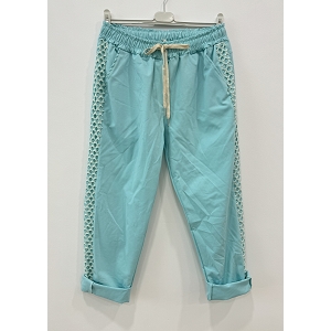 SCARPY CREATION PANTALON BANDE FILET<br>Rose