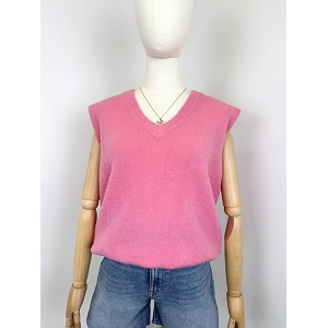 SCARPY CREATION PULL V SANS MANCHE ALPAGA<br>Rose