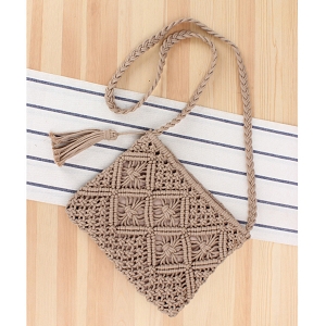  SAC BOHEME CROCHET<br>Beige