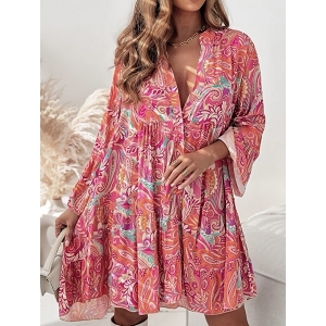 SCARPY CREATION ROBE COURTE EN VISCOSE<br>Rose
