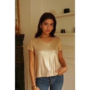 SCARPY CREATION TOP TOUCHE DE BRILLANCE POUR SUBLIMER VOTRE TENUE<br>Or