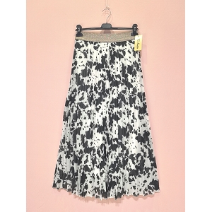  JUPE LONGUE PLISSE<br>Noir