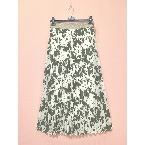  JUPE LONGUE PLISSE<br>Vert