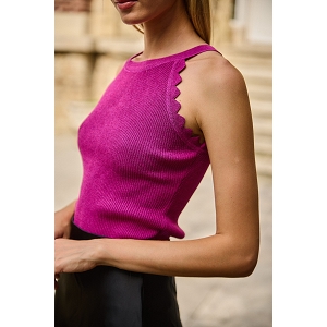 SCARPY CREATION DEBARDEUR LUREX<br>Rose