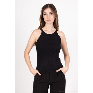 SCARPY CREATION DEBARDEUR LUREX<br>Noir