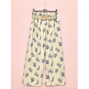 SCARPY CREATION PANTALON AMPLE CEINTURE<br>Beige