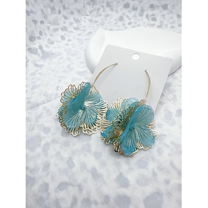 SCARPY CREATION BOUCLE OREILLE FANTAISIE<br>Bleu