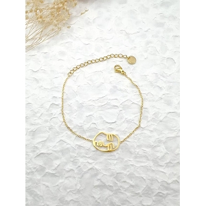 SCARPY CREATION BRACELET EN ACIER<br>Or