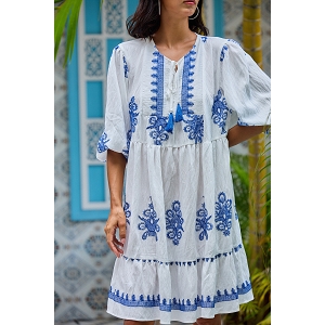 SCARPY CREATION ROBE BOHEME<br>Blanc