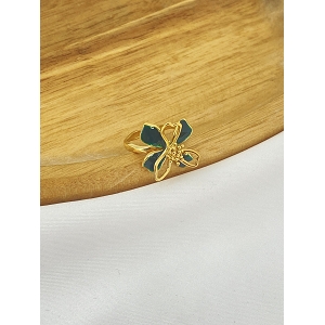  BAGUE FLEUR<br>Vert