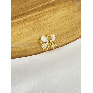  BAGUE FLEUR<br>Blanc