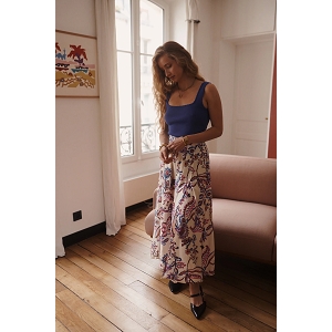  JUPE ELEGANTE ET FLUIDE<br>Beige