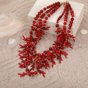 SCARPY CREATION SAUTOIRE HERMANCE<br>Rouge