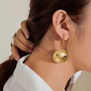  BOUCLE D OREILLES PENDANTES<br>Or